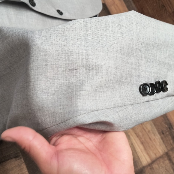 J.Crew Gray Wool Blazer Sport Coat Sz 40S Men - Picture 4 of 17